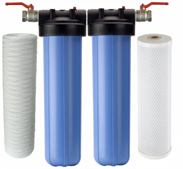Trinkwasserladen Wasserfilter - Eisenfilter Brunnenfilter 20 Zoll  Hauswasseranlage