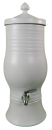 Keramik-Wasserzisterne 5 Liter Naturweiß